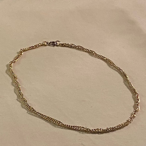 Gold Rope Chain Necklace - Picture 3 of 3